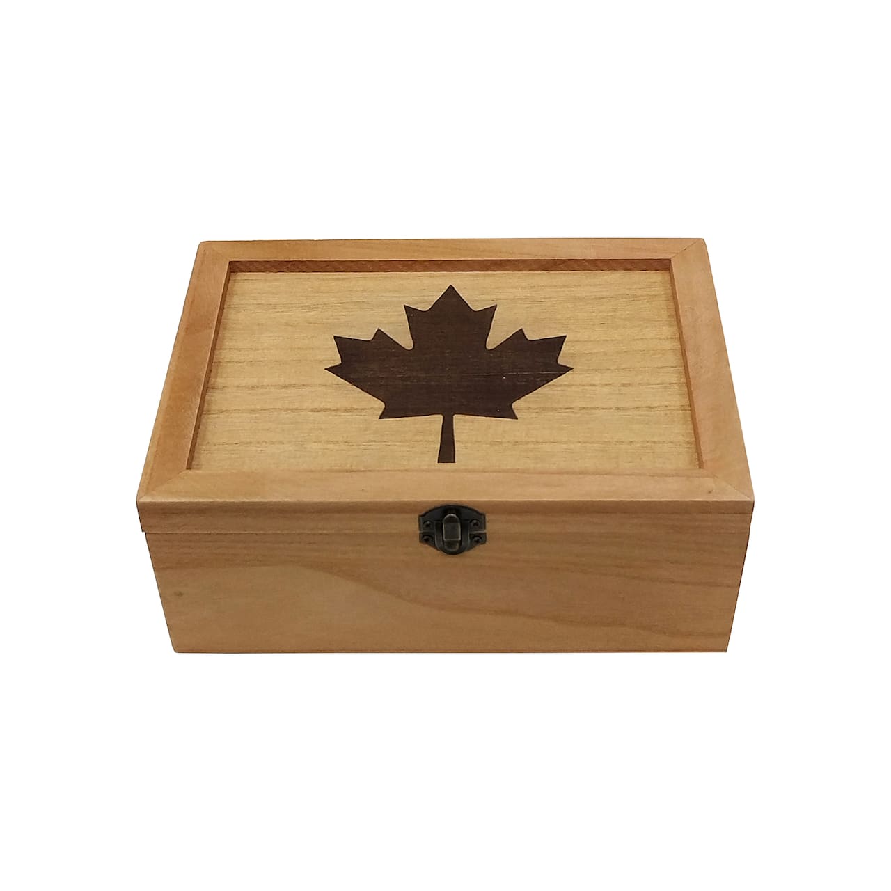 Maple Leaf Wooden Box Tabletop Décor by Celebrate It™
